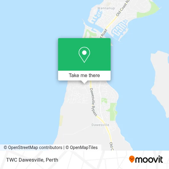 Mapa TWC Dawesville