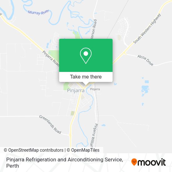 Pinjarra Refrigeration and Airconditioning Service map