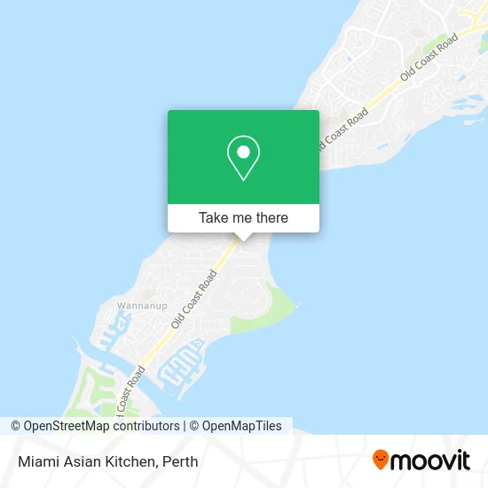 Mapa Miami Asian Kitchen