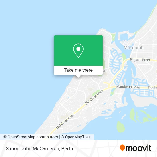 Mapa Simon John McCameron