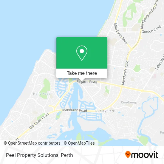 Mapa Peel Property Solutions