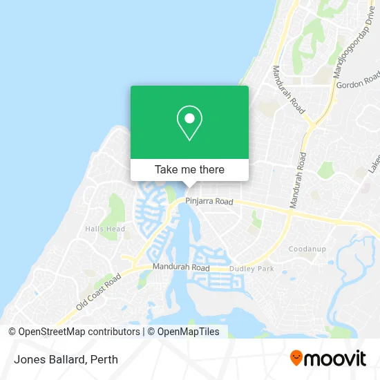 Mapa Jones Ballard