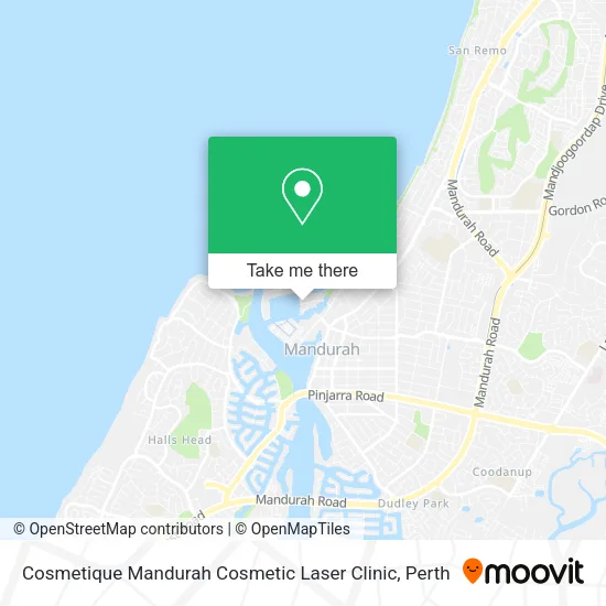 Cosmetique Mandurah Cosmetic Laser Clinic map