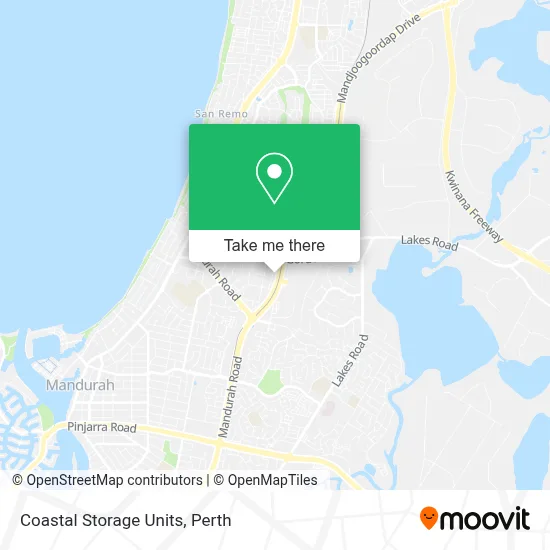 Mapa Coastal Storage Units