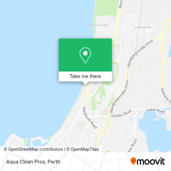 Mapa Aqua Clean Pros