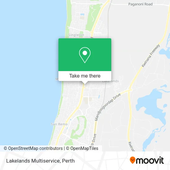 Lakelands Multiservice map