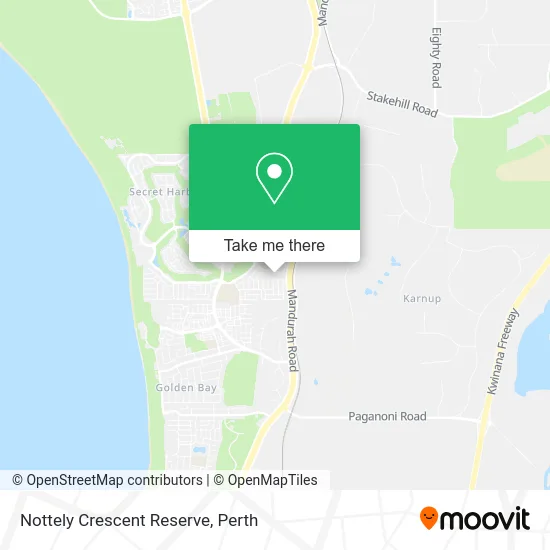 Mapa Nottely Crescent Reserve