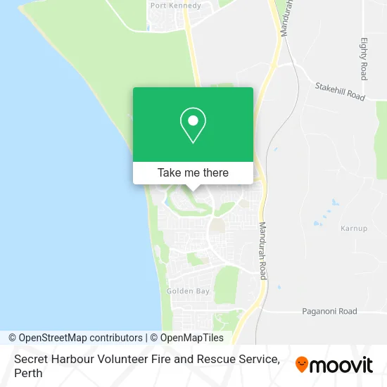 Secret Harbour Volunteer Fire and Rescue Service map