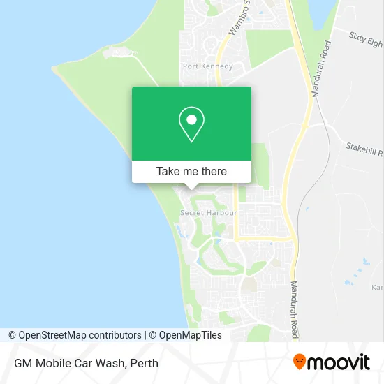 GM Mobile Car Wash map