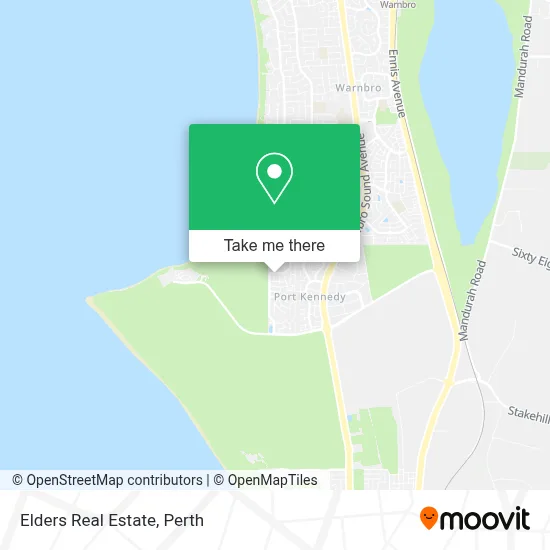 Mapa Elders Real Estate