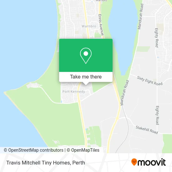 Mapa Travis Mitchell Tiny Homes