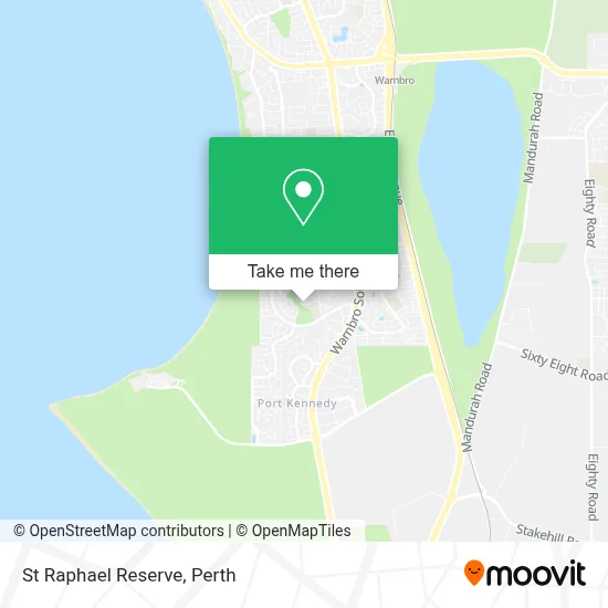 Mapa St Raphael Reserve