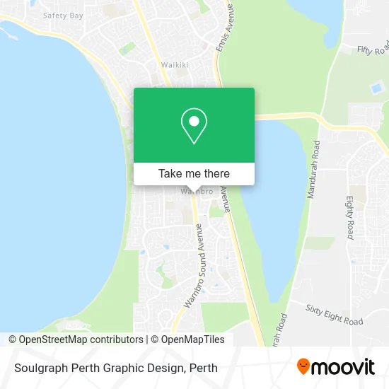 Mapa Soulgraph Perth Graphic Design