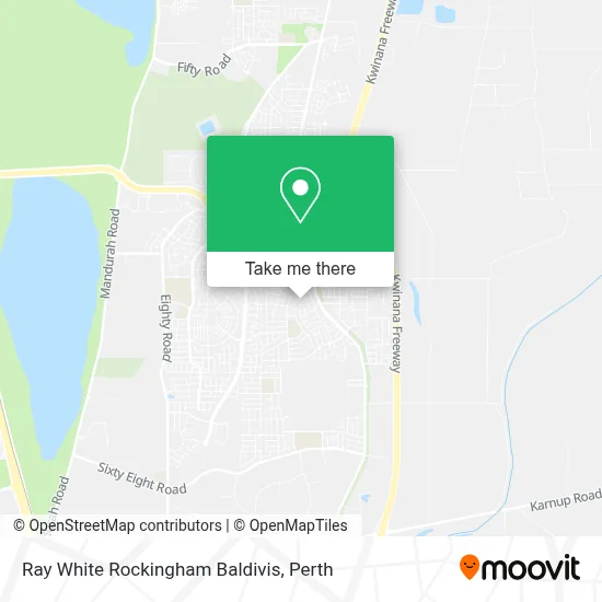 Mapa Ray White Rockingham Baldivis