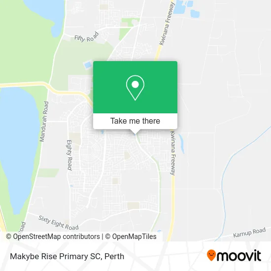 Mapa Makybe Rise Primary SC