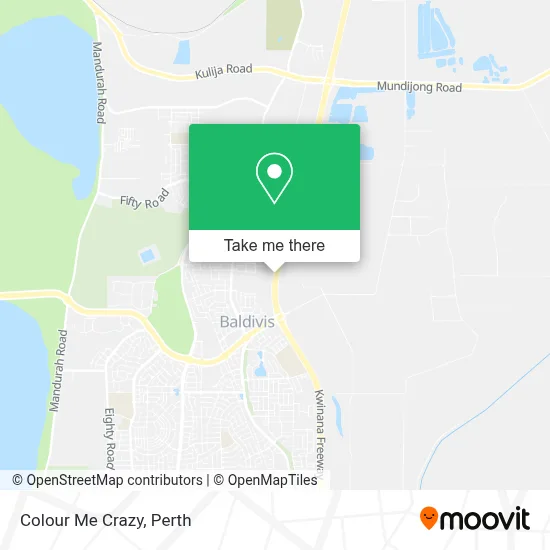 Mapa Colour Me Crazy