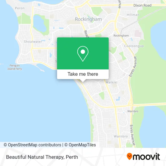 Mapa Beautiful Natural Therapy