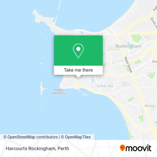 Mapa Harcourts Rockingham
