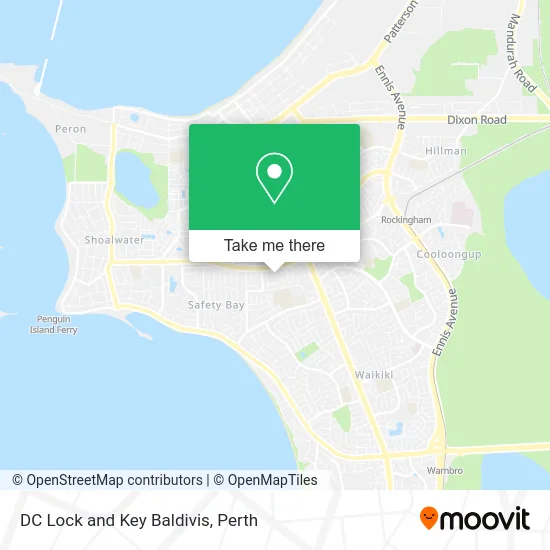 Mapa DC Lock and Key Baldivis