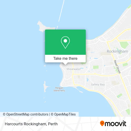 Mapa Harcourts Rockingham