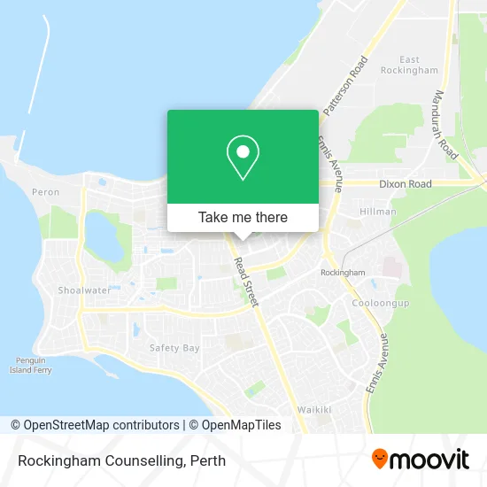 Mapa Rockingham Counselling