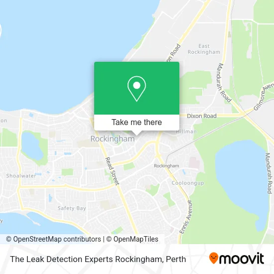 The Leak Detection Experts Rockingham map