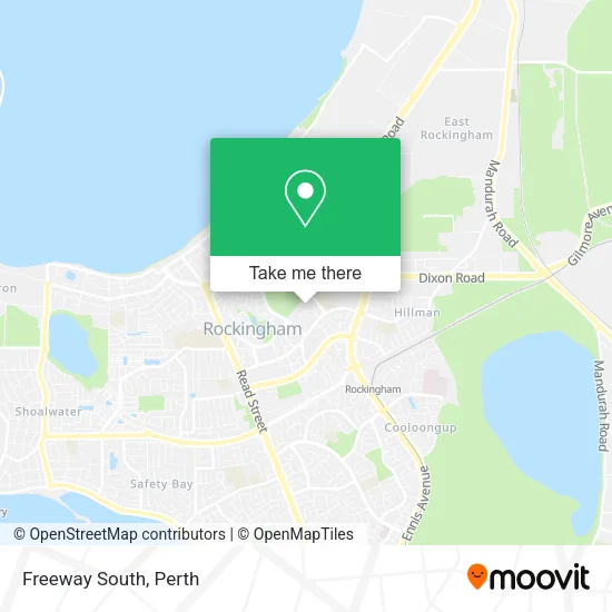 Freeway South map