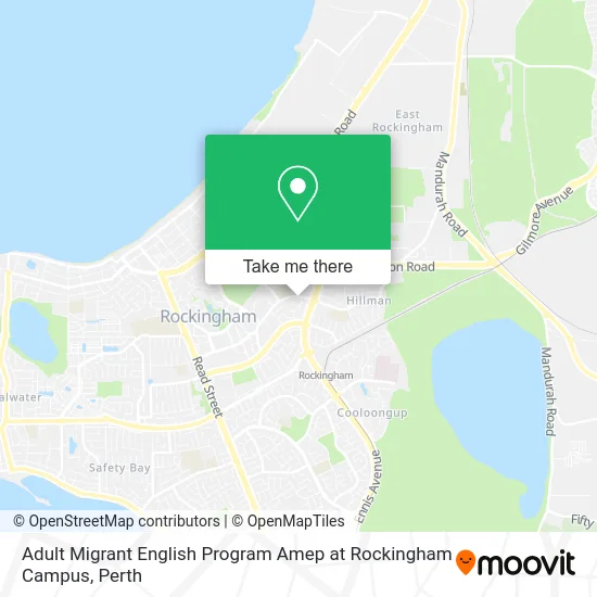 Mapa Adult Migrant English Program Amep at Rockingham Campus