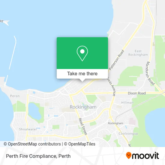 Mapa Perth Fire Compliance