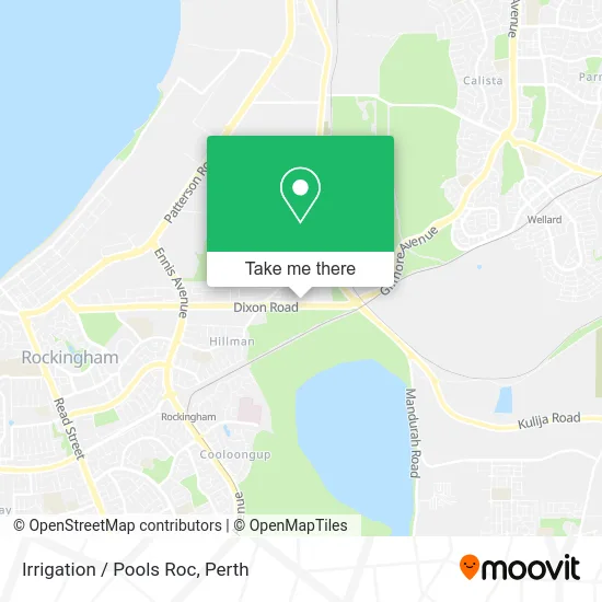 Mapa Irrigation / Pools Roc