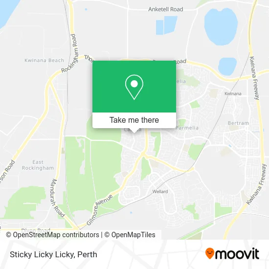 Mapa Sticky Licky Licky