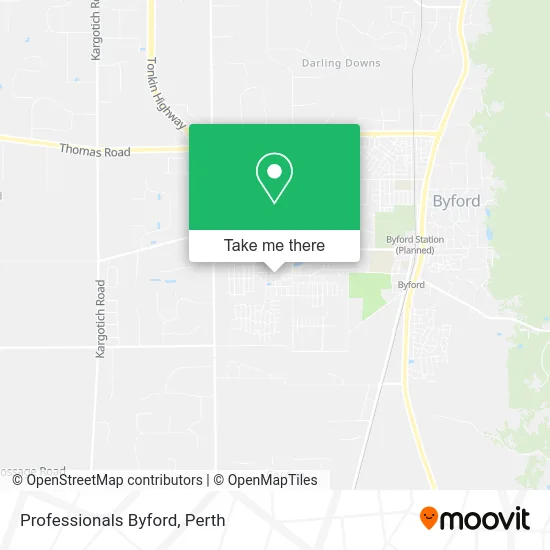 Mapa Professionals Byford