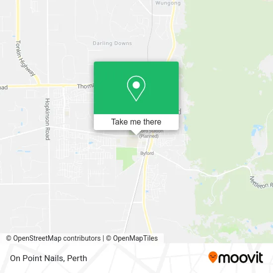 On Point Nails map