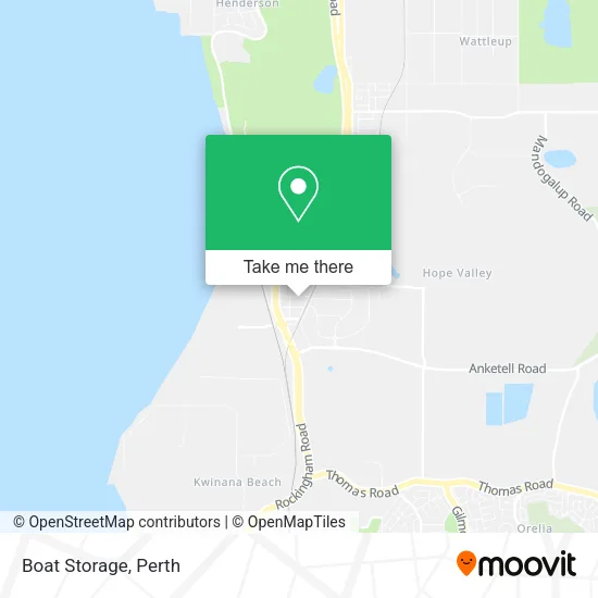 Boat Storage map