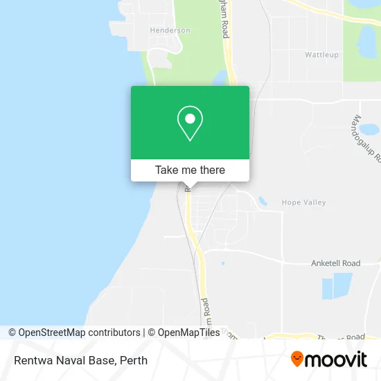 Mapa Rentwa Naval Base