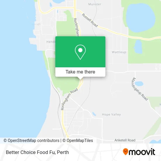 Mapa Better Choice Food Fu