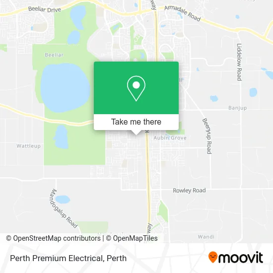 Mapa Perth Premium Electrical