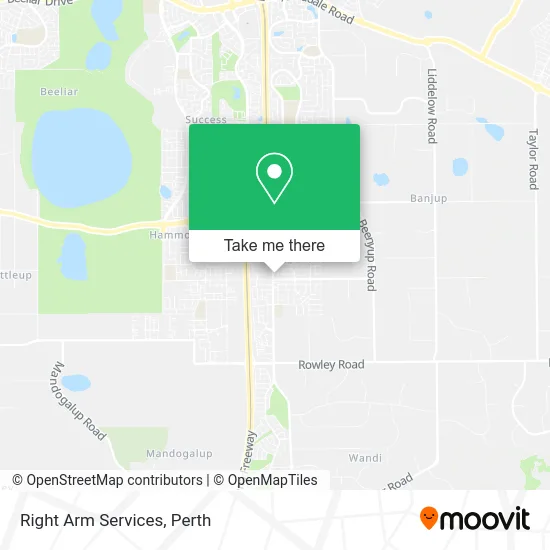 Mapa Right Arm Services