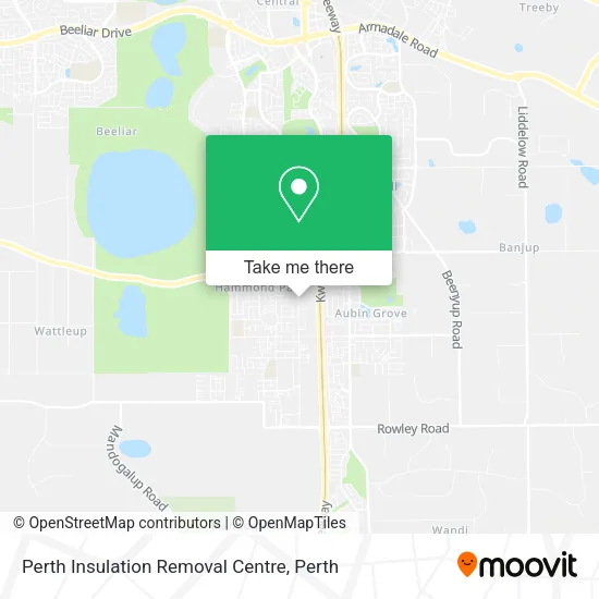 Perth Insulation Removal Centre map