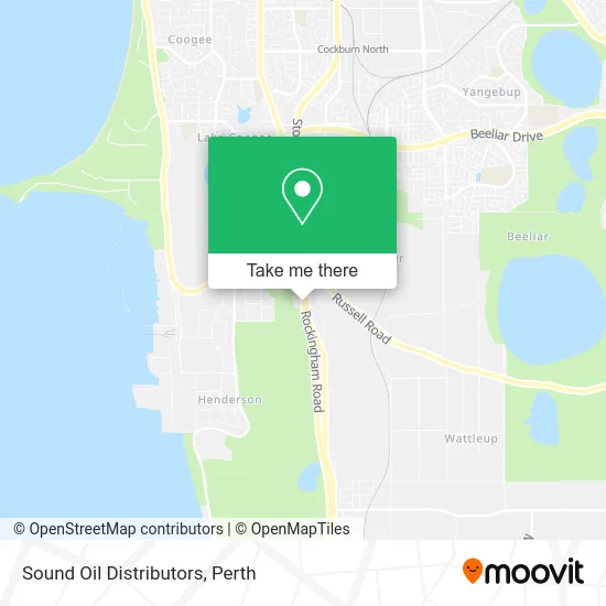 Mapa Sound Oil Distributors