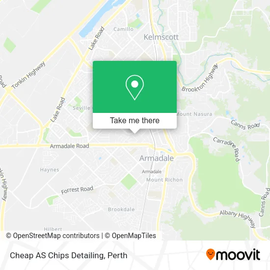 Cheap AS Chips Detailing map