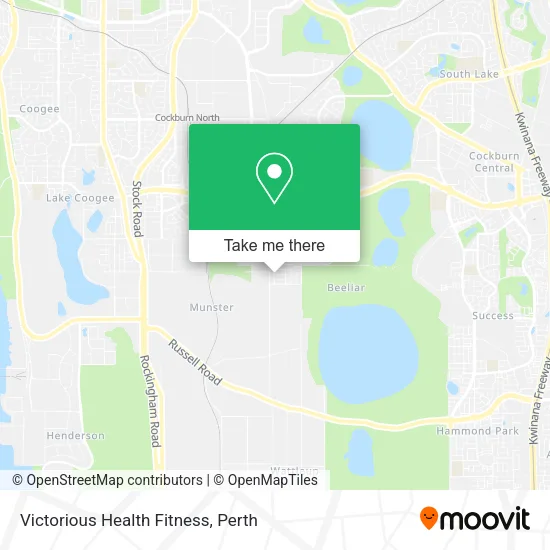 Victorious Health Fitness map