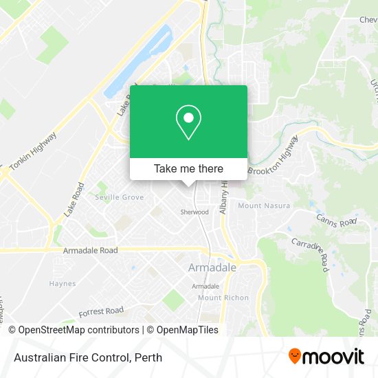 Australian Fire Control map