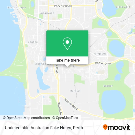 Mapa Undetectable Australian Fake Notes