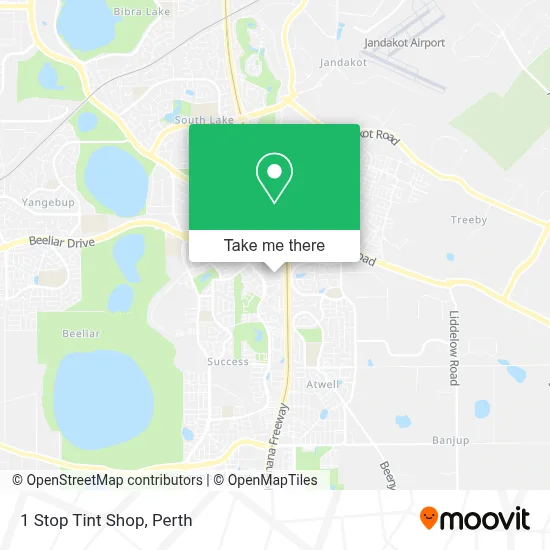 Mapa 1 Stop Tint Shop