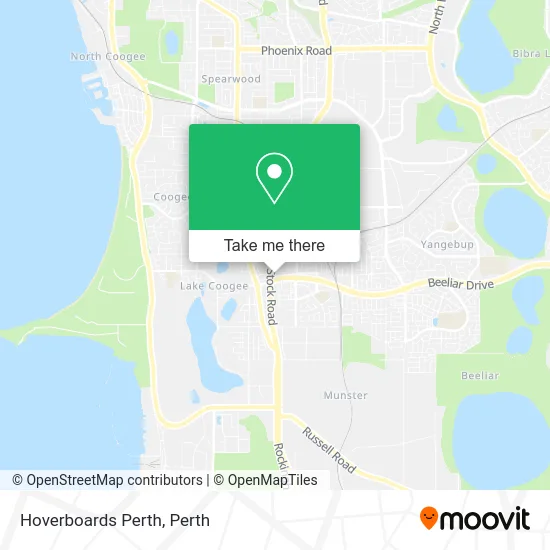 Mapa Hoverboards Perth