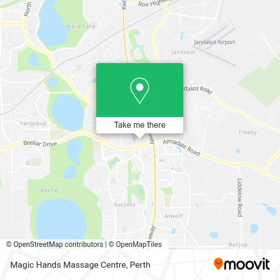 Mapa Magic Hands Massage Centre