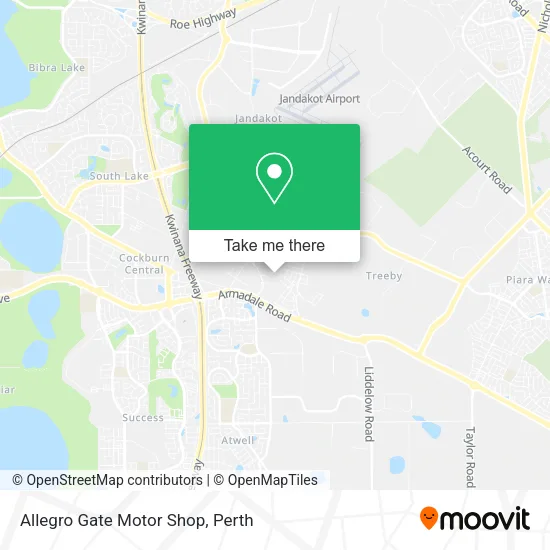 Allegro Gate Motor Shop map