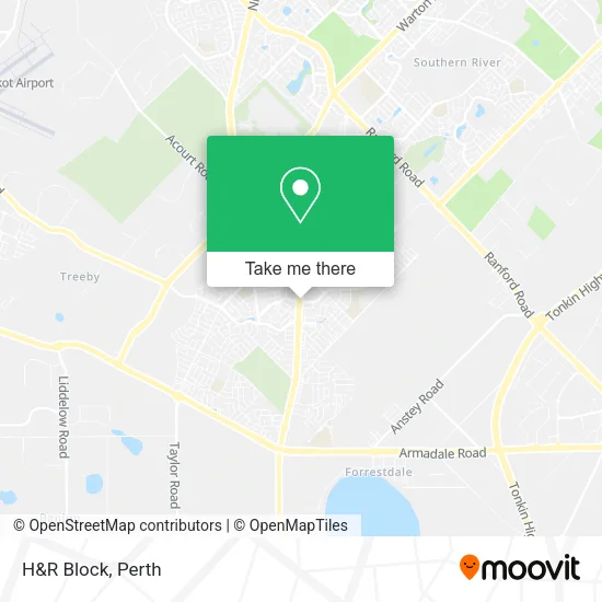 H&R Block map