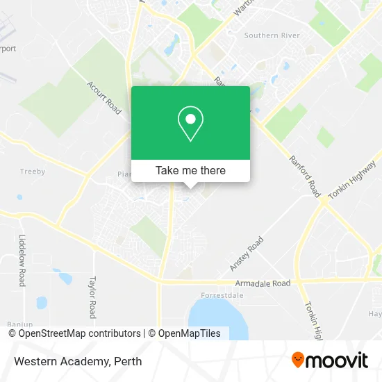 Mapa Western Academy